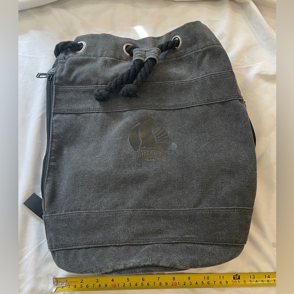 Kitsunebjj Barrage Dark Gray Drawstring Gear Bag(SOLD)
